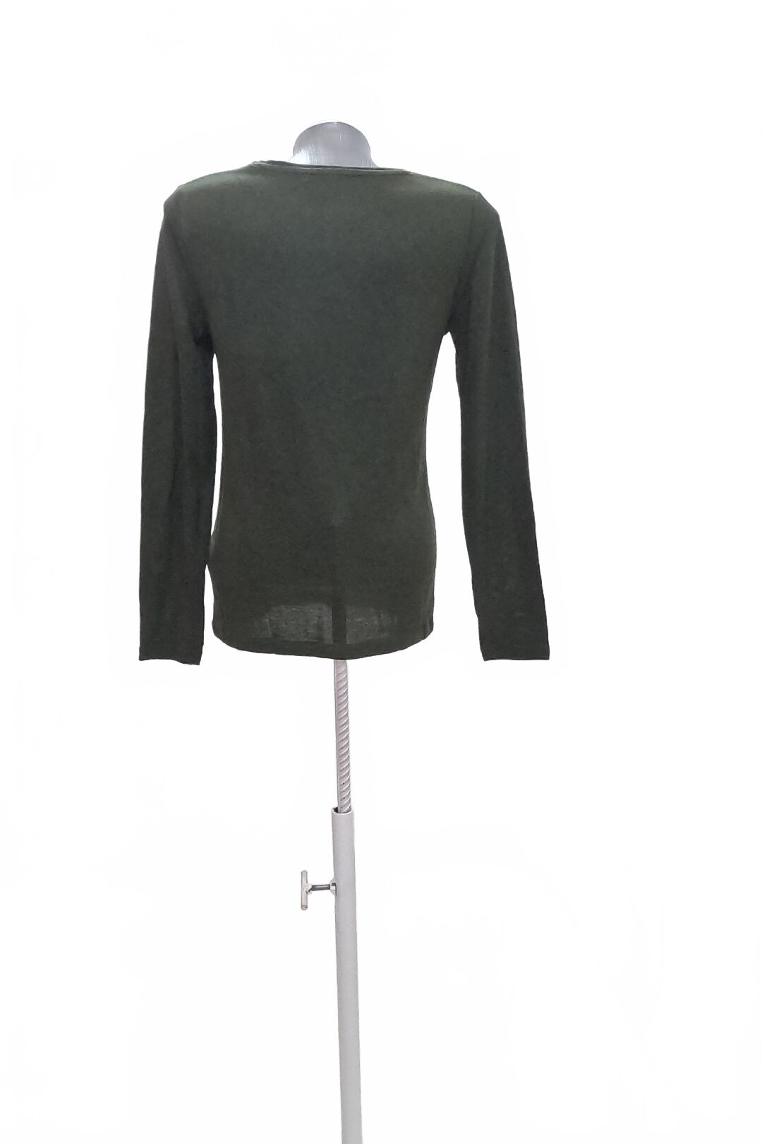 Damen -T-ShirtEsmaraohne Aufdruck,farbekhaki,größeXS