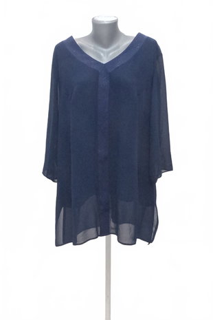 Damen -T-ShirtGenesisohne Aufdruck,farbeblau,größe54