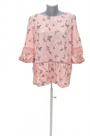 Damen -T-ShirtC&Aohne Aufdruck,farbegemustert,größe50