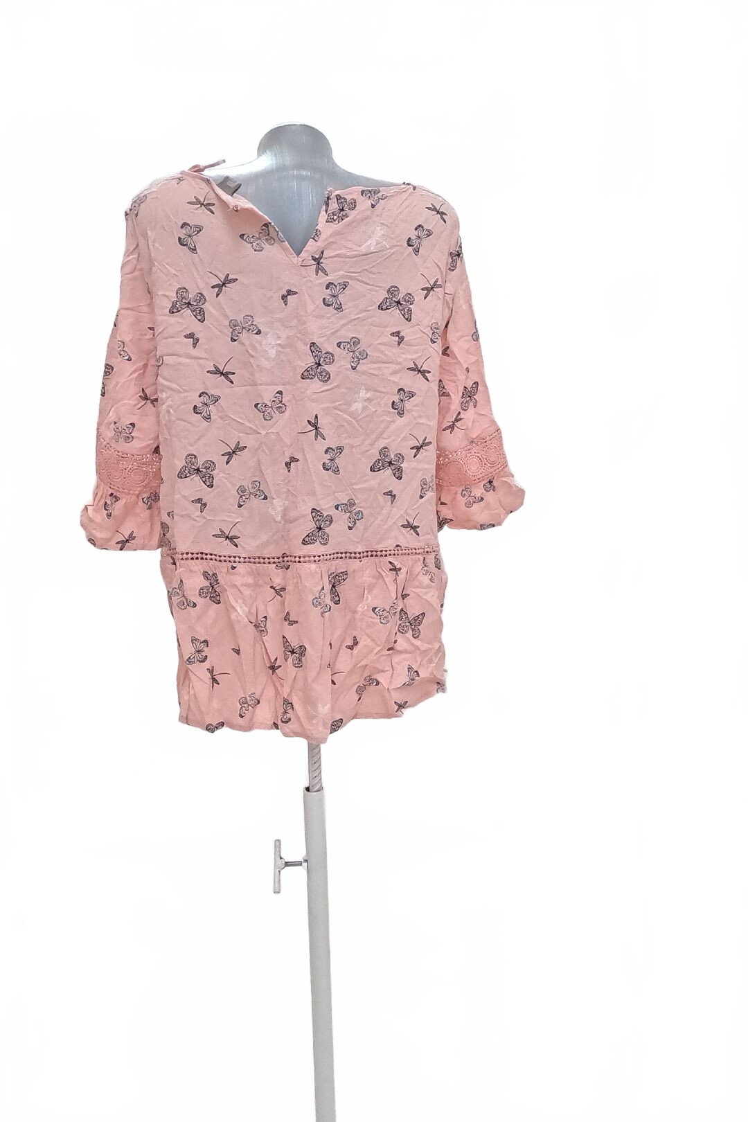 Damen -T-ShirtC&Aohne Aufdruck,farbegemustert,größe50