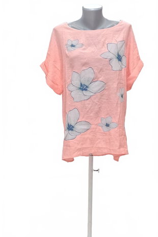 Damen -T-ShirtGenesisohne Aufdruck,farbemehrfarbig,größe5XL