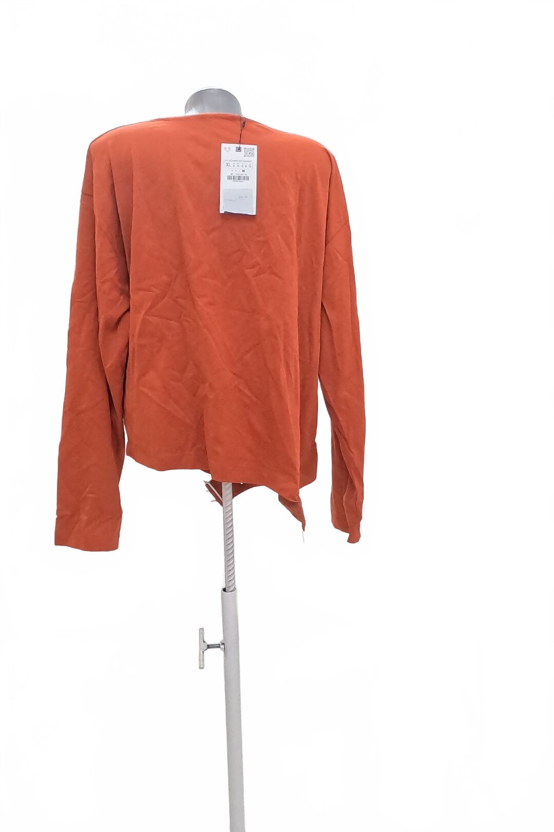 Damen -T-ShirtZaraohne Aufdruck,farbeorange,größeXL