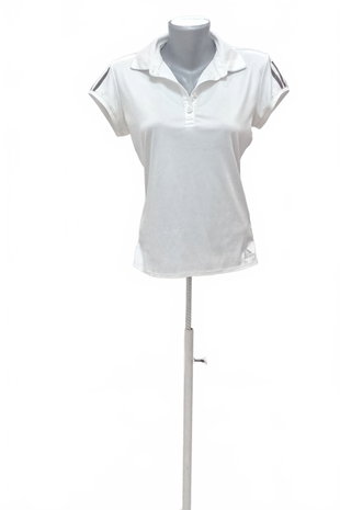 Damen -T-ShirtAdidasohne Aufdruck,farbeweiss,größeM