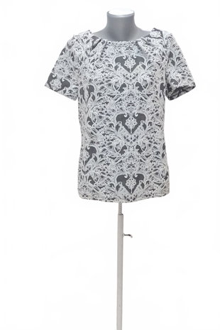 Damen -T-ShirtF&Fohne Aufdruck,farbegemustert,größe42