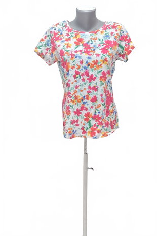 Damen -T-ShirtOrsayohne Aufdruck,farbegeblümt,größeM