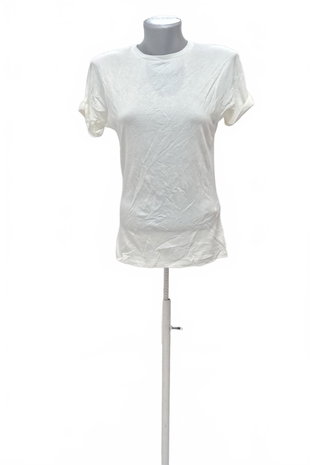 Damen -T-ShirtZaraohne Aufdruck,farbeweiss,größeM