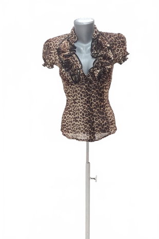 Damen bluse : Brand,Farbeanimal-print,größe: size