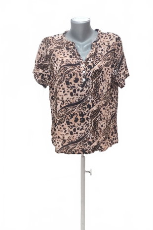 Damen bluse : Brand,Farbeanimal-print,größe: size