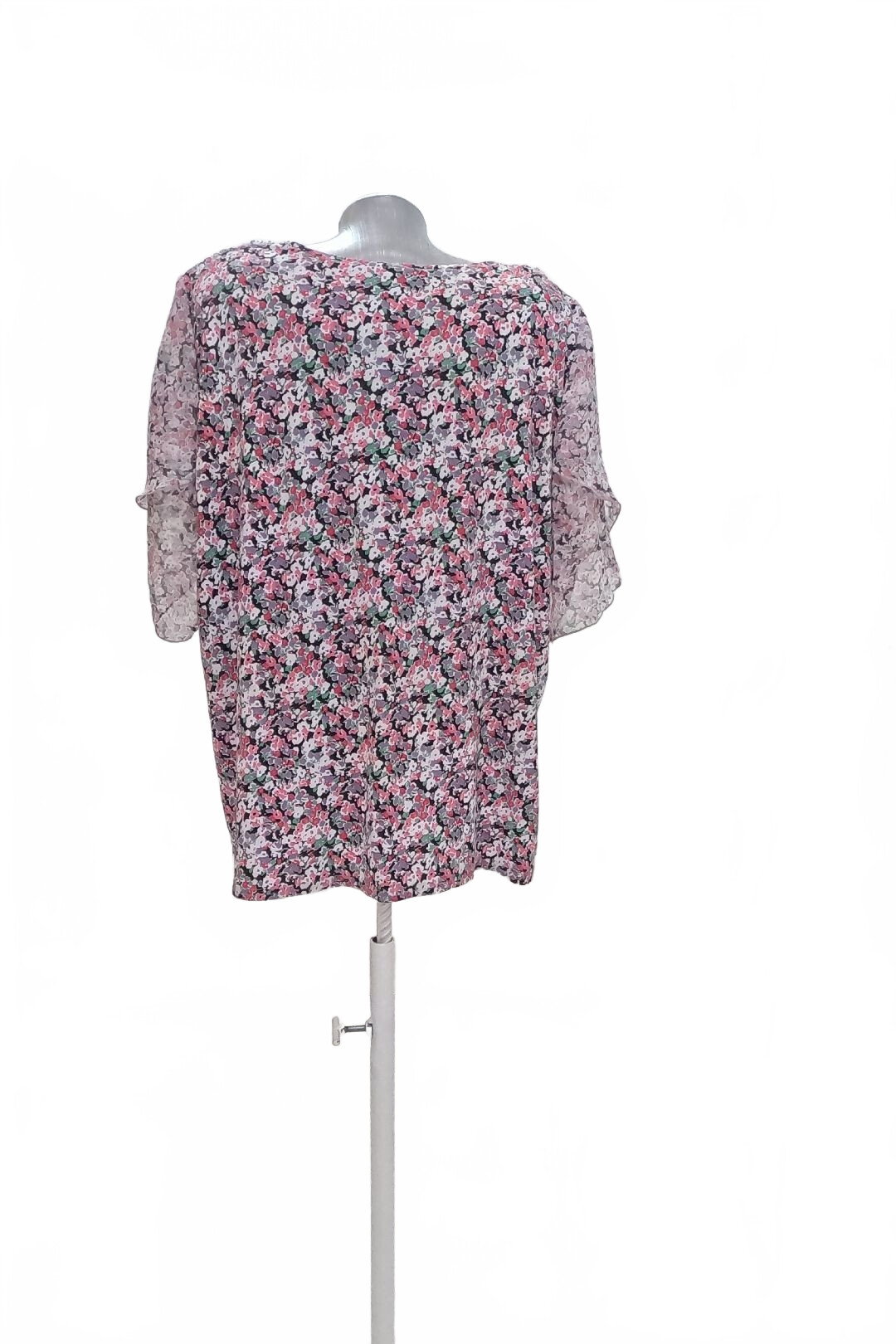 Damen -T-ShirtGenesisohne Aufdruck,farbegeblümt,größe3XL
