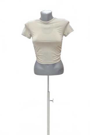 Damen -T-ShirtSinsayohne Aufdruck,farbebeige,größe2XS
