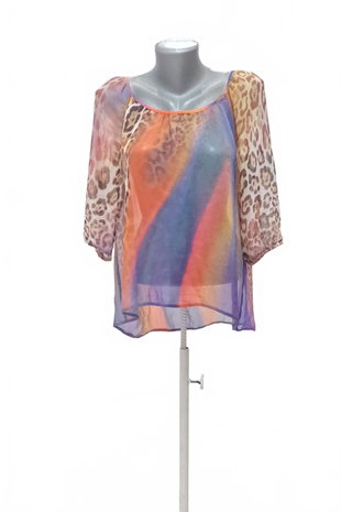 Damen -T-ShirtGenesisohne Aufdruck,farbemehrfarbig,größe40