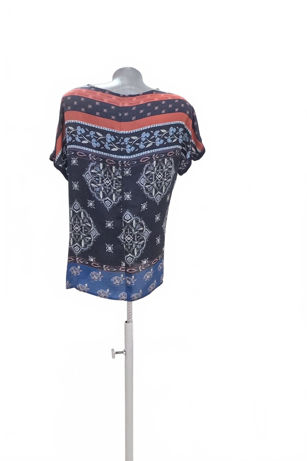 Damen -T-ShirtF&Fohne Aufdruck,farbegemustert,größe40