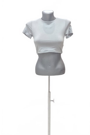 Damen -T-ShirtFbsisterohne Aufdruck,farbegrau,größeXS