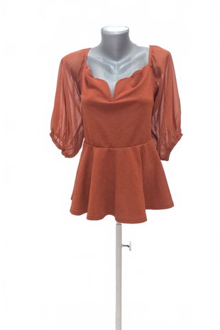 Damen bluse : Brand,Farbebraun,größe: size