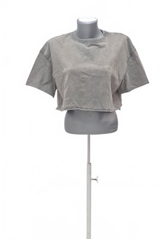 Damen -T-ShirtReservedohne Aufdruck,farbegrau,größeS