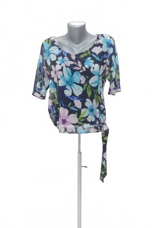Damen -T-ShirtTatuumohne Aufdruck,farbegeblümt,größe36