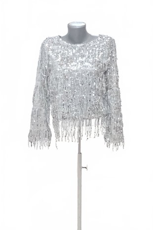 Damen bluse : Brand,Farbesilber,größe: size