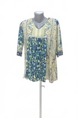 Damen -T-ShirtGenesisohne Aufdruck,farbegemustert,größe2XL