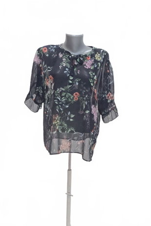Damen -T-ShirtOrsayohne Aufdruck,farbegeblümt,größeM