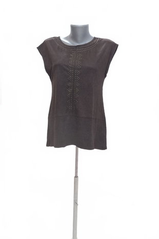 Damen -T-ShirtOrsayohne Aufdruck,farbebraun,größeM