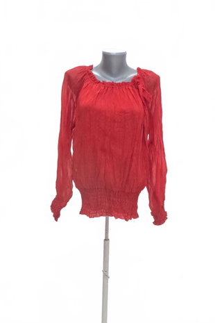 Damen -T-ShirtGenesisohne Aufdruck,farberot,größeL