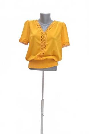 Damen -T-ShirtOrsayohne Aufdruck,farbegelb,größeM