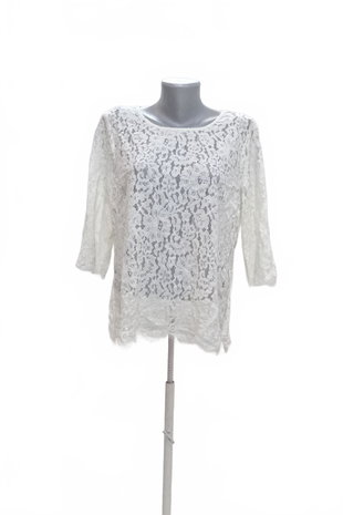 Damen -T-ShirtGenesisohne Aufdruck,farbeweiss,größeL