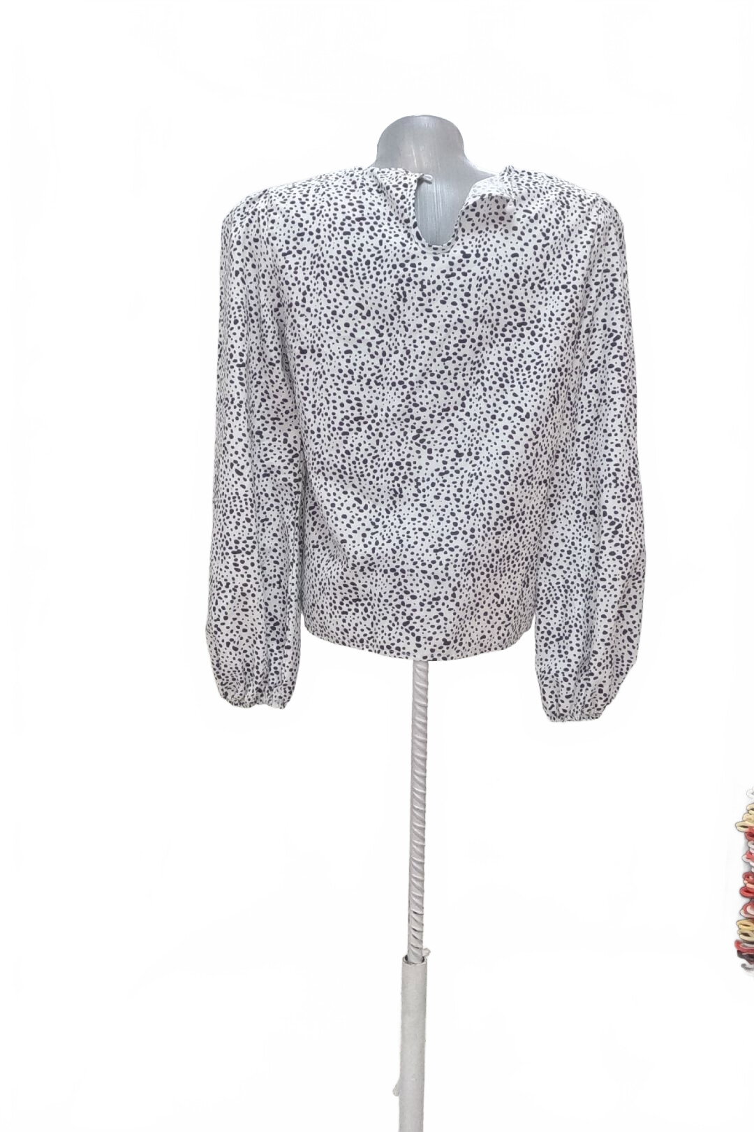 Damen -T-ShirtSheinohne Aufdruck,farbeanimal-print,größeS