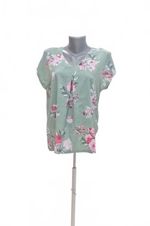 Damen -T-ShirtJaninaohne Aufdruck,farbegeblümt,größe36