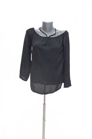 Damen -T-ShirtGenesisohne Aufdruck,farbeschwarz,größeM