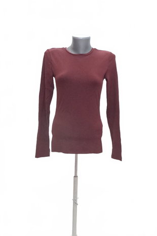 Damen -T-ShirtReservedohne Aufdruck,farbebordo,größeM