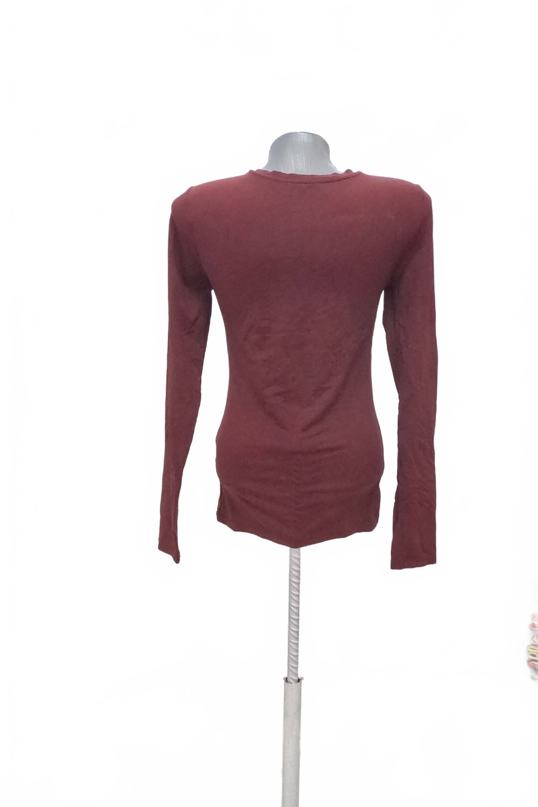 Damen -T-ShirtReservedohne Aufdruck,farbebordo,größeM