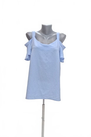 Damen -T-ShirtGeorgeohne Aufdruck,farbeblau,größeL