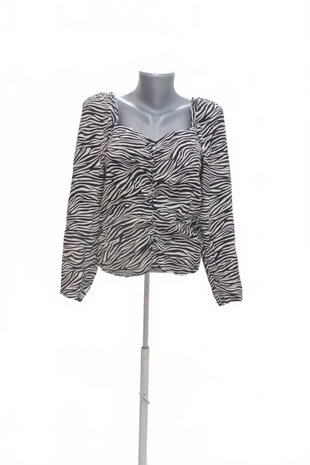 Damen -T-ShirtH&Mohne Aufdruck,farbeanimal-print,größe44