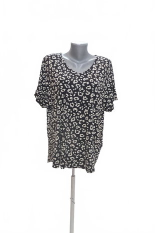Damen -T-ShirtGenesisohne Aufdruck,farbeanimal-print,größeL