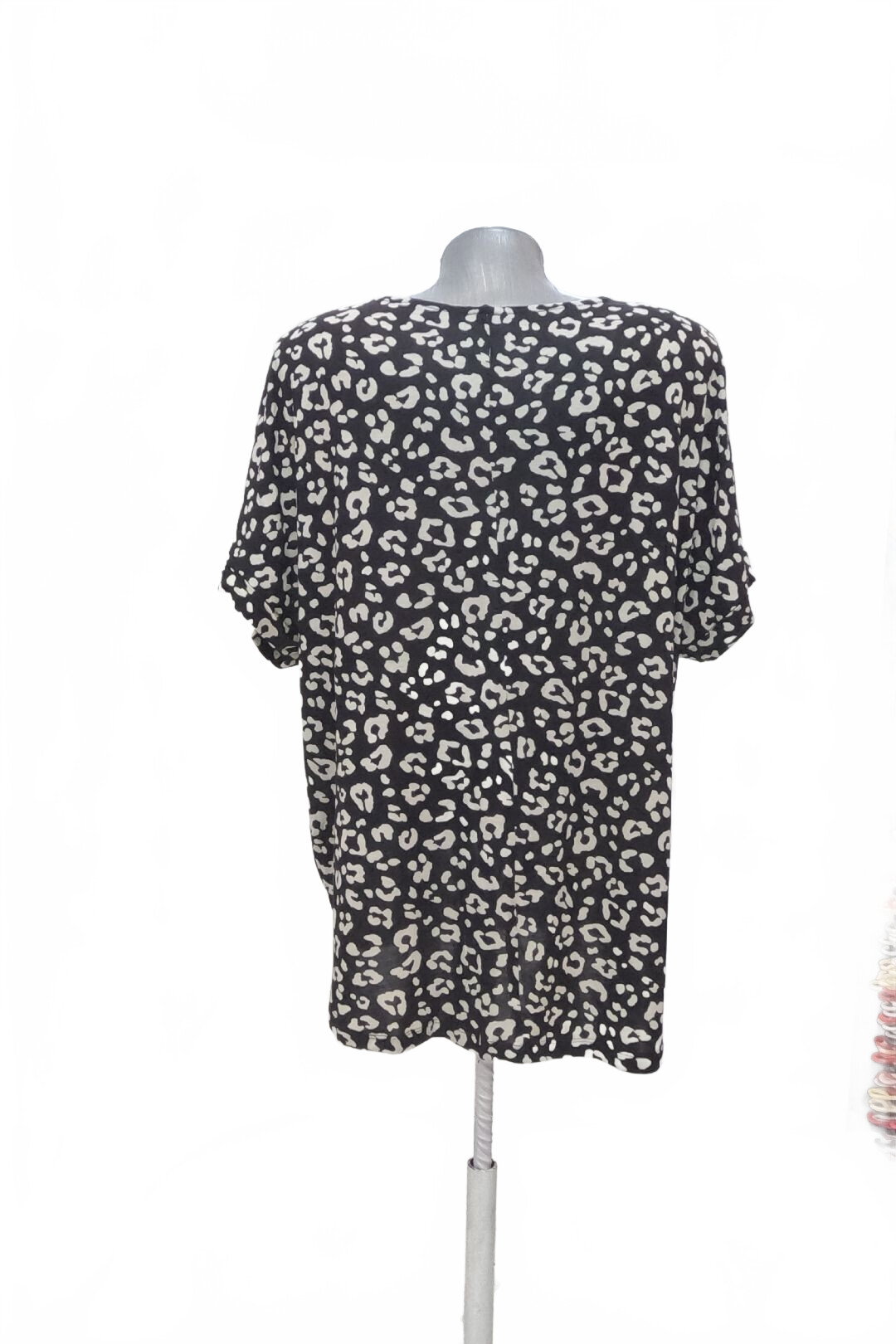 Damen -T-ShirtGenesisohne Aufdruck,farbeanimal-print,größeL