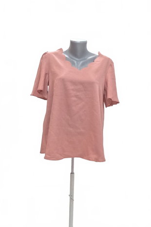 Damen -T-ShirtSheinohne Aufdruck,farberute,größeM