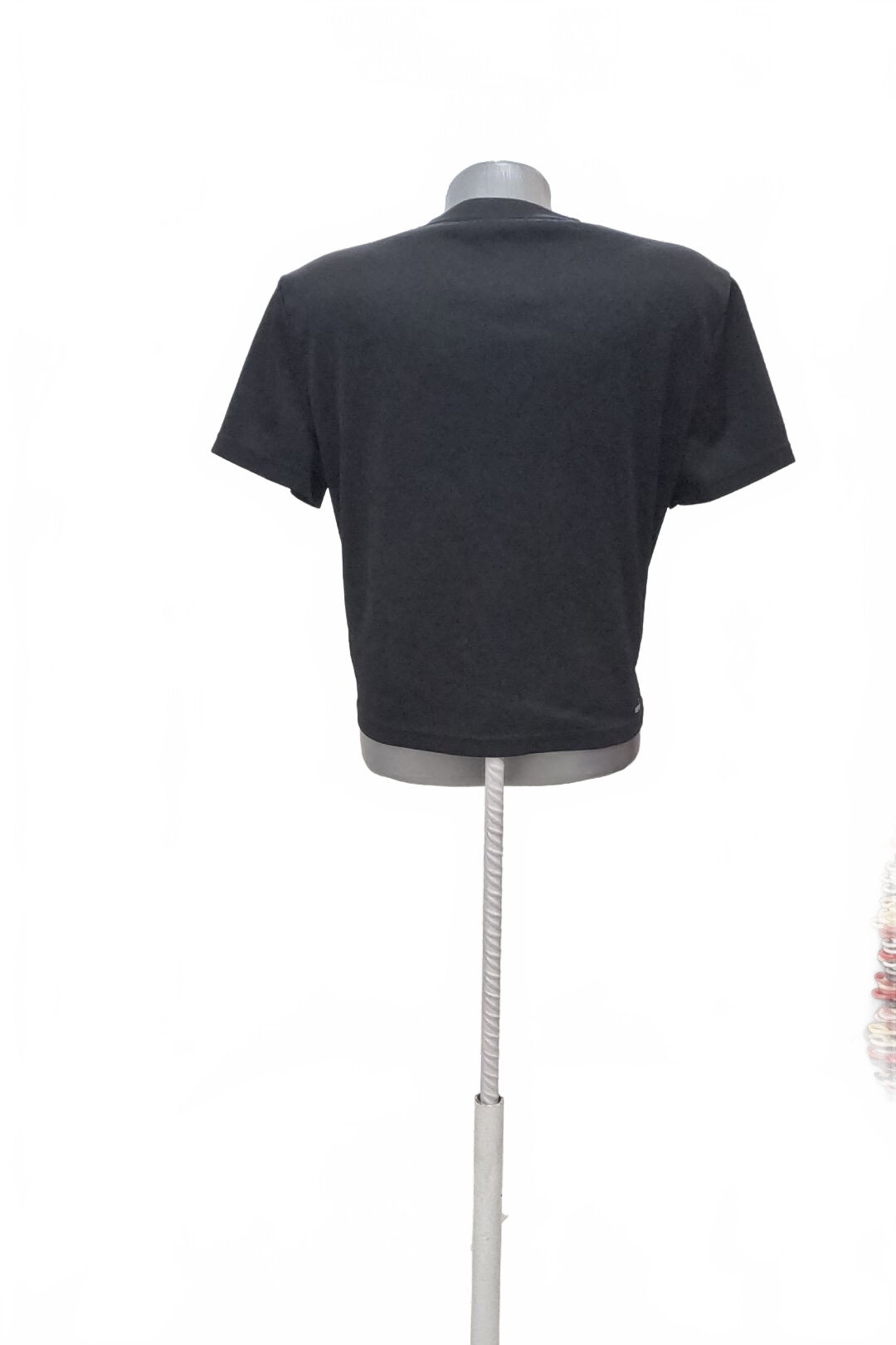 Damen -T-ShirtAdidasmit Aufdruck,farbeschwarz,größeS