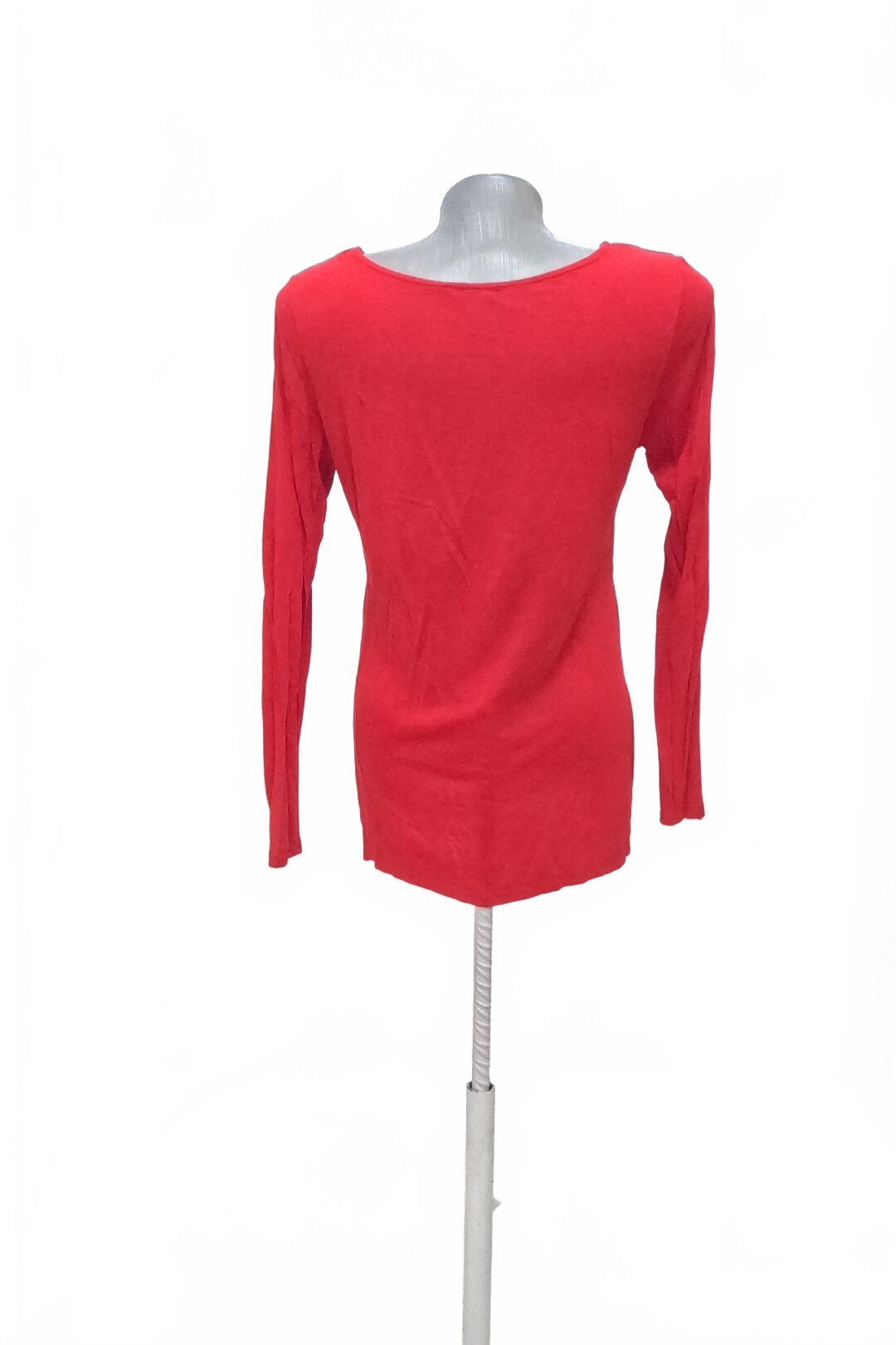 Damen -T-ShirtOrsaymit Aufdruck,farberot,größeS
