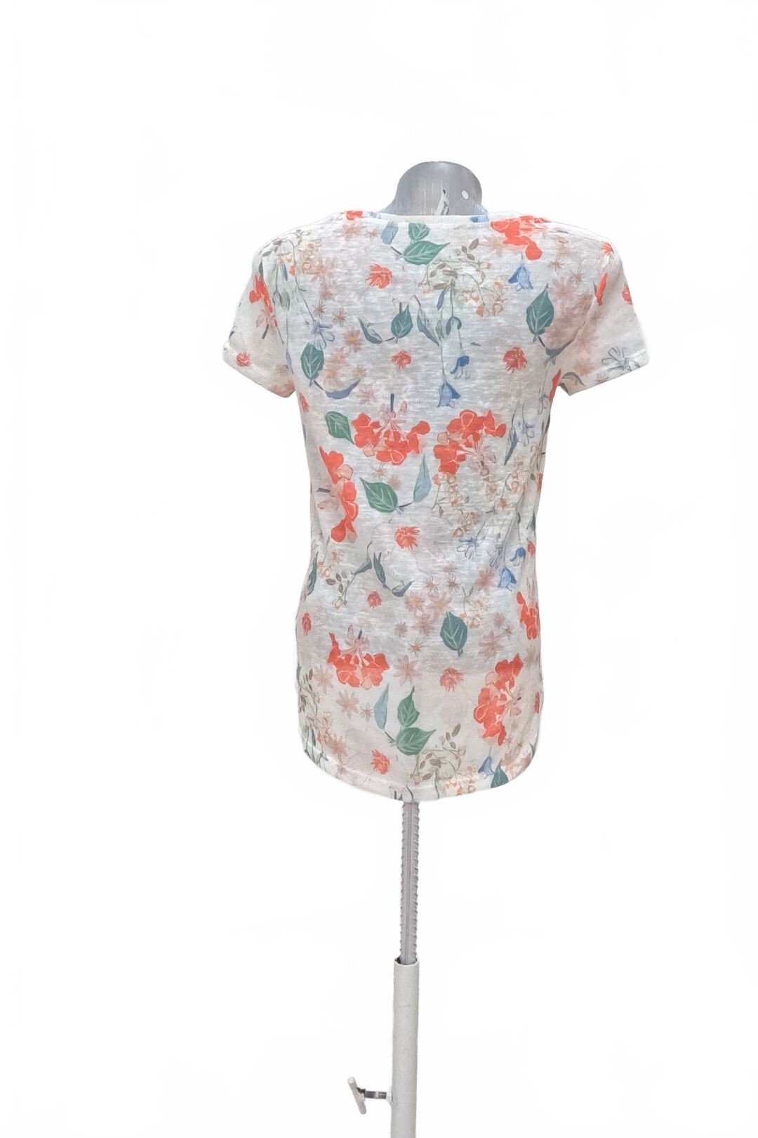 Damen -T-ShirtStradivariusohne Aufdruck,farbegeblümt,größeS