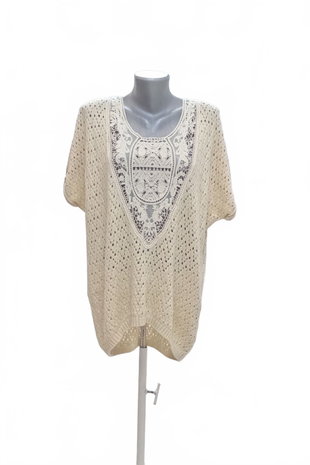 Damen -T-ShirtH&Mohne Aufdruck,farbebeige,größeL