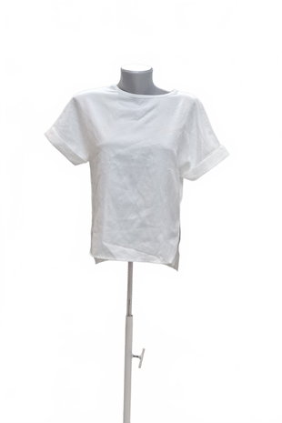 Damen -T-ShirtSheinohne Aufdruck,farbeweiss,größeXS