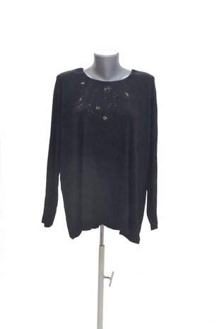 Damen -T-ShirtGenesismit Aufdruck,farbeschwarz,größe48