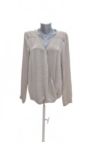 Damen -T-ShirtVilaohne Aufdruck,farbebeige,größeL