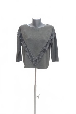 Damen -T-ShirtReservedohne Aufdruck,farbegrau,größeS