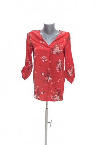 Damen -T-ShirtStradivariusohne Aufdruck,farbegeblümt,größeS