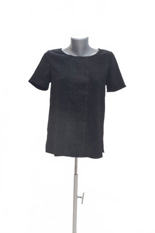 Damen -T-ShirtPromodohne Aufdruck,farbeschwarz,größeM