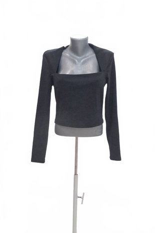Damen -T-ShirtZaraohne Aufdruck,farbeschwarz,größeL