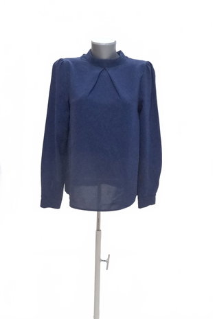 Damen -T-ShirtSheinohne Aufdruck,farbeblau,größeS