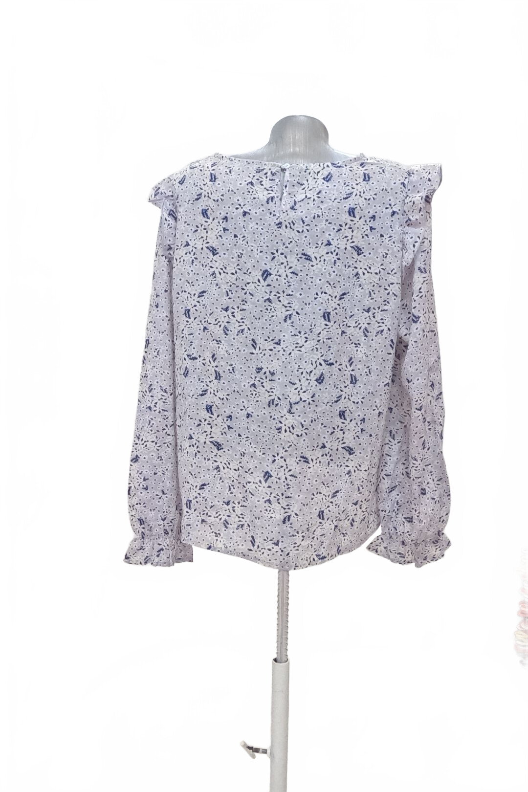 Damen -T-ShirtSheinohne Aufdruck,farbegeblümt,größeXL